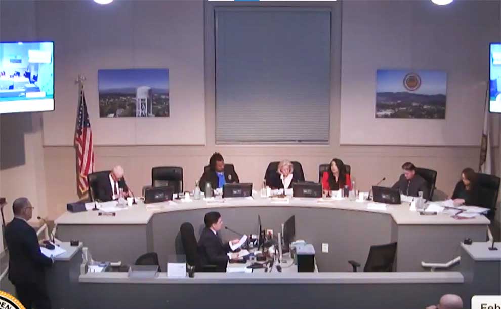 a meeting of a city council