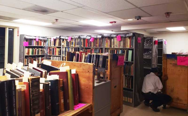 a temp location for rare books