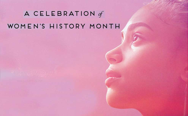 A woman looking to the future