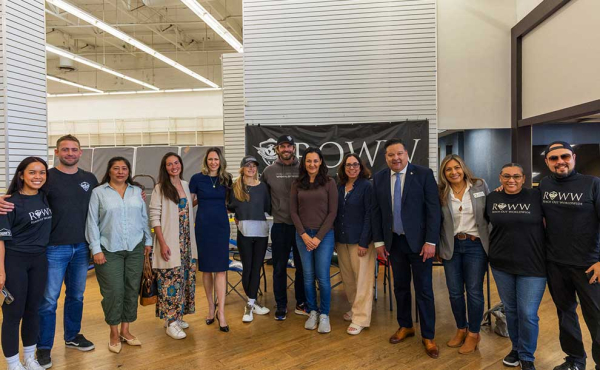 people posing for a photo