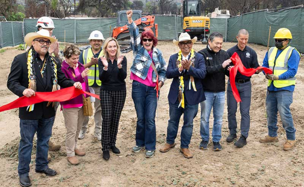 people celebrating first home