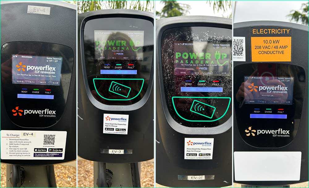 photos of battery charging