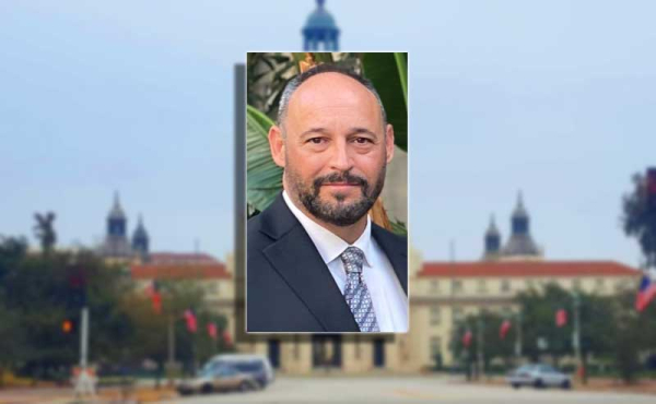 a man looking at camera