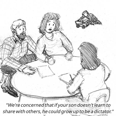 a teacher parent conference