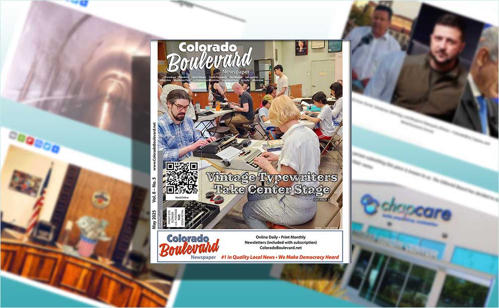 Colorado Boulevard Newspaper Earns Four Nominations at 67th SoCal Journalism Awards