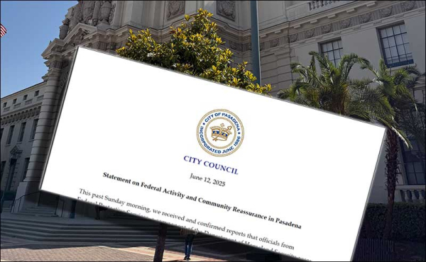 a letter over City Hall