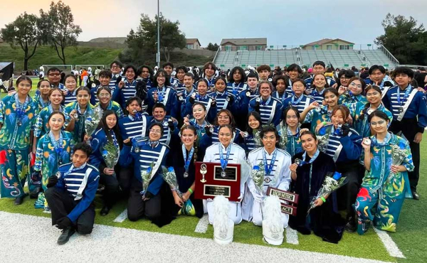 students posing for a photo
