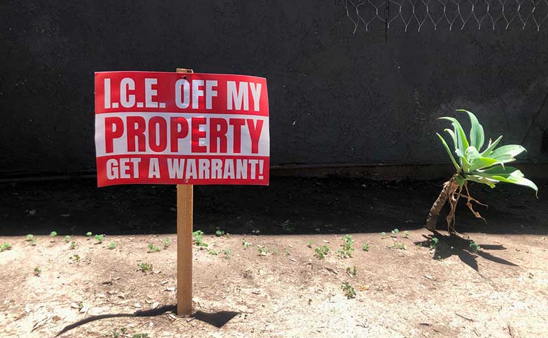 ICE Off my property
