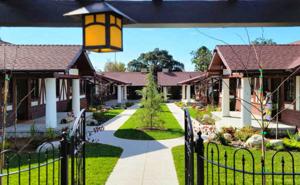 a bungalow style complex