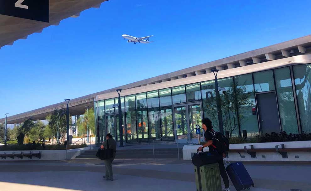 traveler at LAX