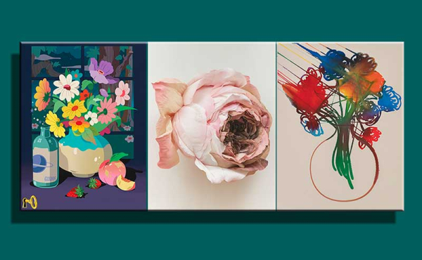 paintings of flowers