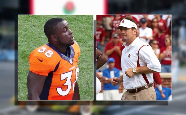 photo of a player and a coach