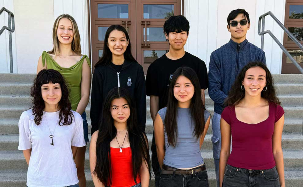 Students posing for photo