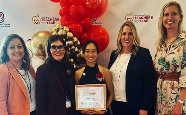 Group of people posing for a photo