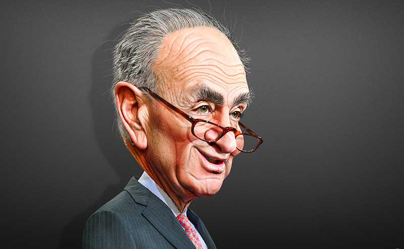 a caricature of a man