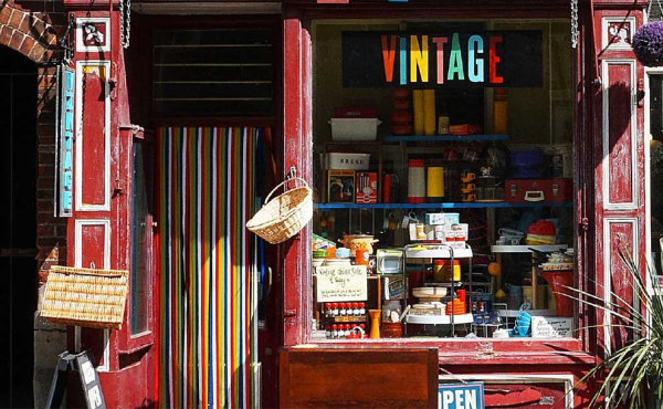 facade of a small business