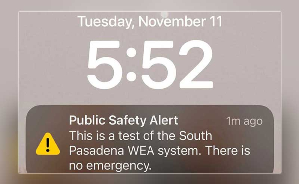 South Pas false alert