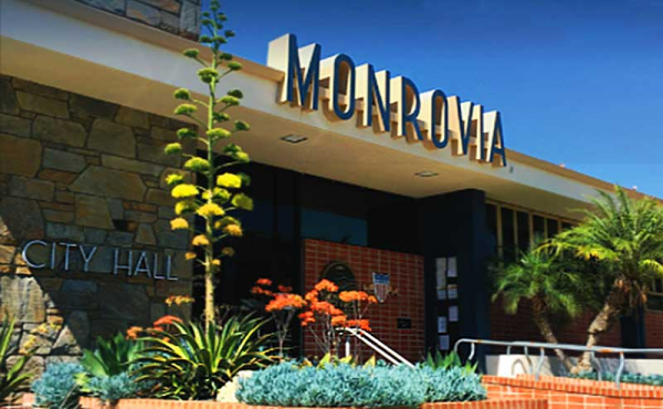 entrance of a city hall