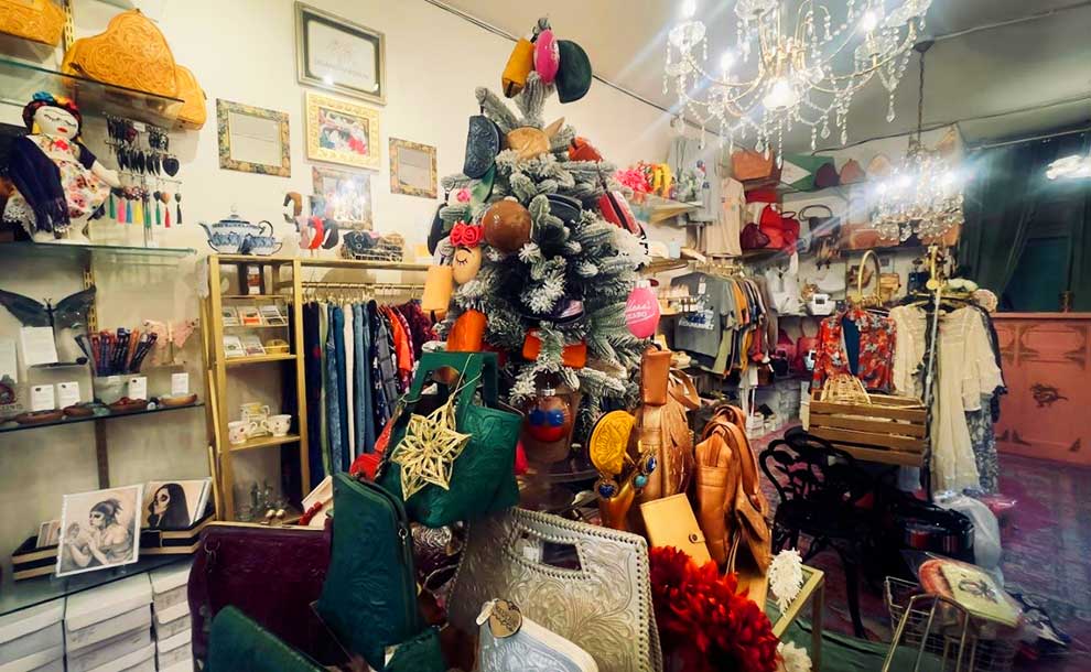 an interior of a shop