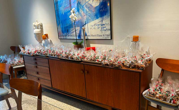 candy prepared for delivery