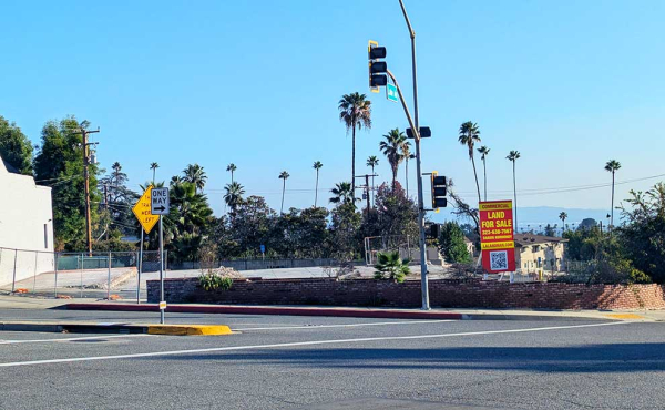 a 'Land for Sale" sign