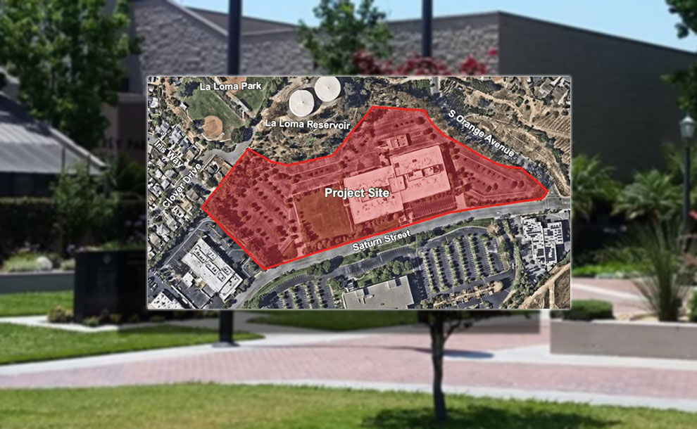 A map of a propose dsite