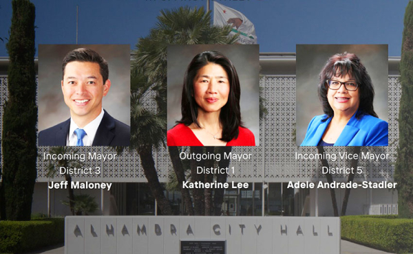 photos of incoming and outgoing officials