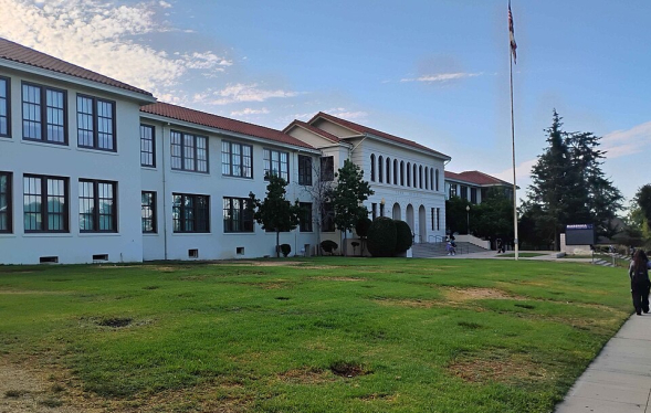 front entrance to Thurgood Marshall Secondary school