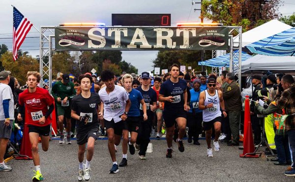 runners at a start of a run