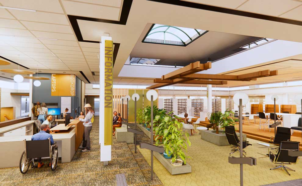 rendering of an interior