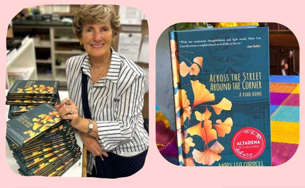 A woman and her book