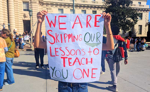 We are skipping our lessons to teach you one